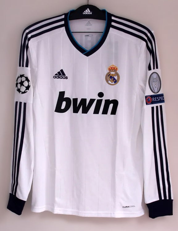 Koszulka Piłkarska Real Madryt 2012/2013 Home Retro Długi Rękaw