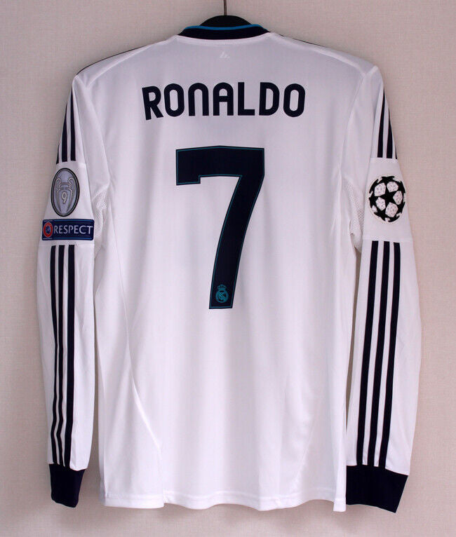 Koszulka Piłkarska Real Madryt 2012/2013 Home Retro Długi Rękaw