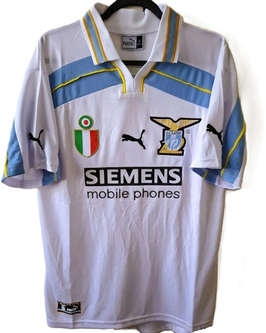 Koszulka Piłkarska SS Lazio Rzym 2000/2001 Home Retro