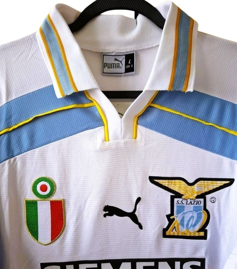 Koszulka Piłkarska SS Lazio Rzym 2000/2001 Home Retro