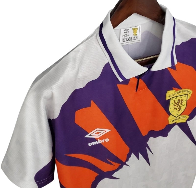 Koszulka Piłkarska Szkocja 1991/1993 Away Retro