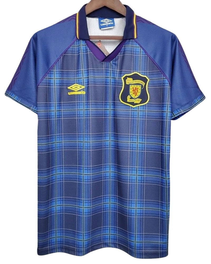Koszulka Piłkarska Szkocja Home Euro 1996 Retro
