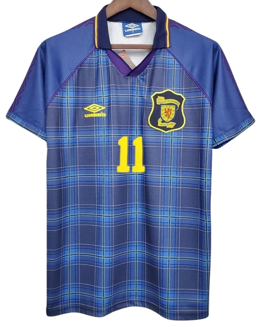 Koszulka Piłkarska Szkocja Home Euro 1996 Retro