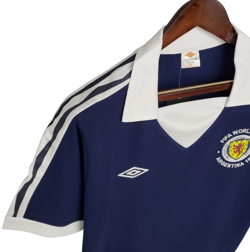 Koszulka Piłkarska Szkocja MŚ 1978 Home Retro