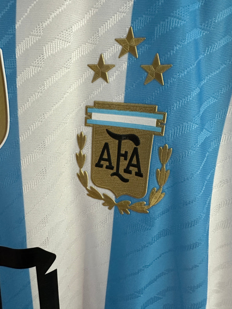 Koszulka Piłkarska Argentyna MŚ Katar 2022 Home Meczowa/Player Retro