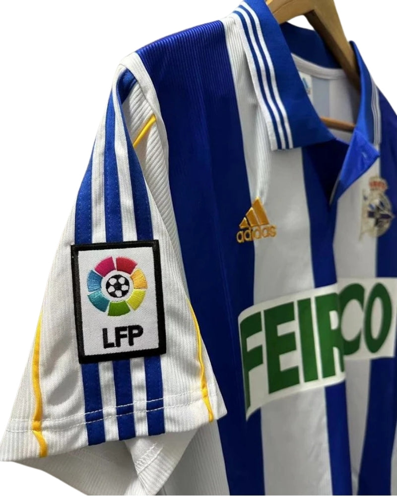 Koszulka piłkarska Deportivo La Coruna 1999/2000 Home Retro