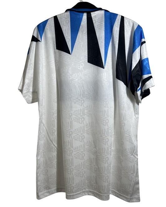 Koszulka Piłkarska Inter Mediolan 1991/1992 Away Retro