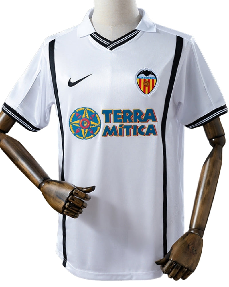 Koszulka Piłkarska Valencia CF 2000/2001 Home Retro