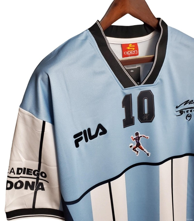 Koszulka Piłkarska Argentyna 2001 #10 MARADONA Special Edition Retro