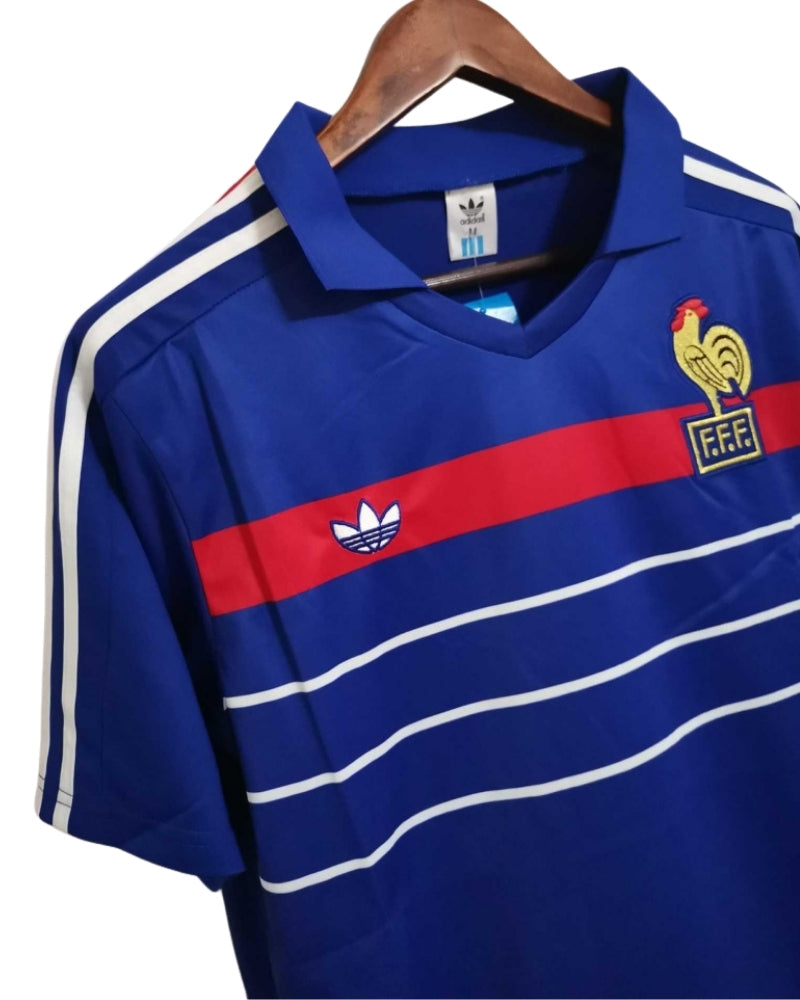 Koszulka Piłkarska Francja 1984 Home Retro