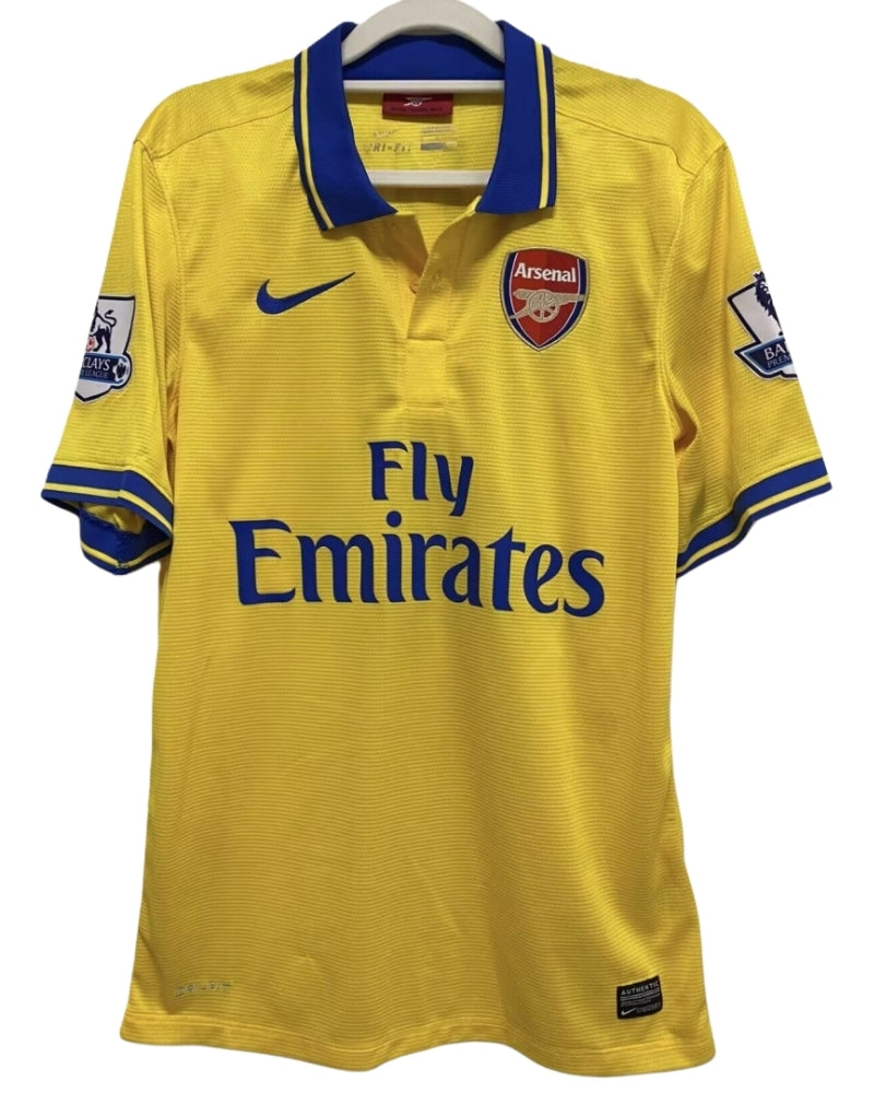 Koszulka Piłkarska Arsenal Londyn 2013/2014 Away Retro