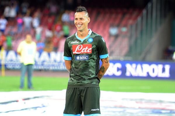 Koszulka Piłkarska SSC Napoli 2013/2014 Away Retro