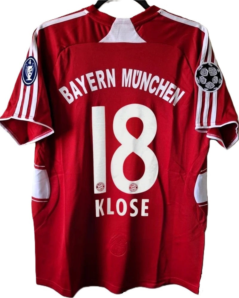 Koszulka Piłkarska FC Bayern Monachium 2008/2009 Home Retro