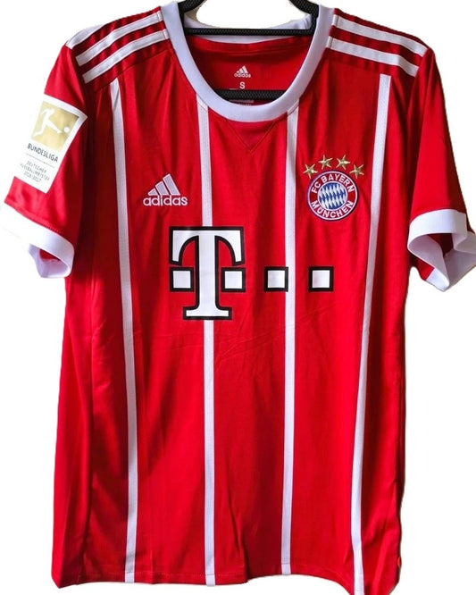 Koszulka Piłkarska FC Bayern Monachium 2017/2018 Home Retro