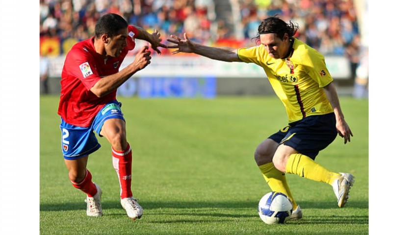Piłkarski Komplet Dziecięcy FC Barcelona 2008/2009 Away Retro