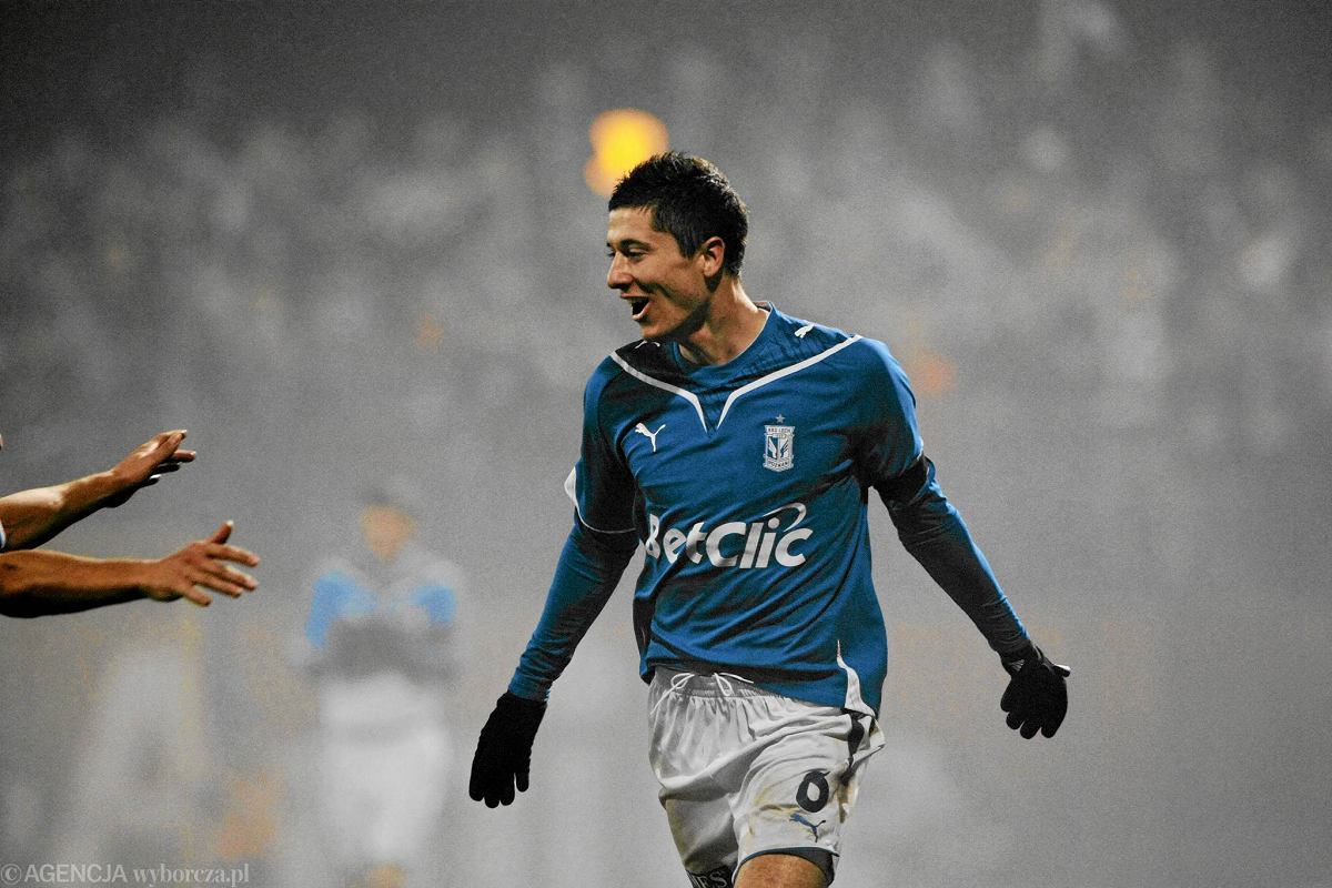 Koszulka Piłkarska Lech Poznań 2009/2010 Home Retro